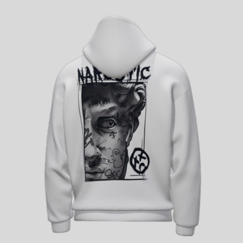 NARCOTIC HOODIE – WHITE