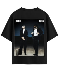 Future x Metro" Black Oversized T-Shirt