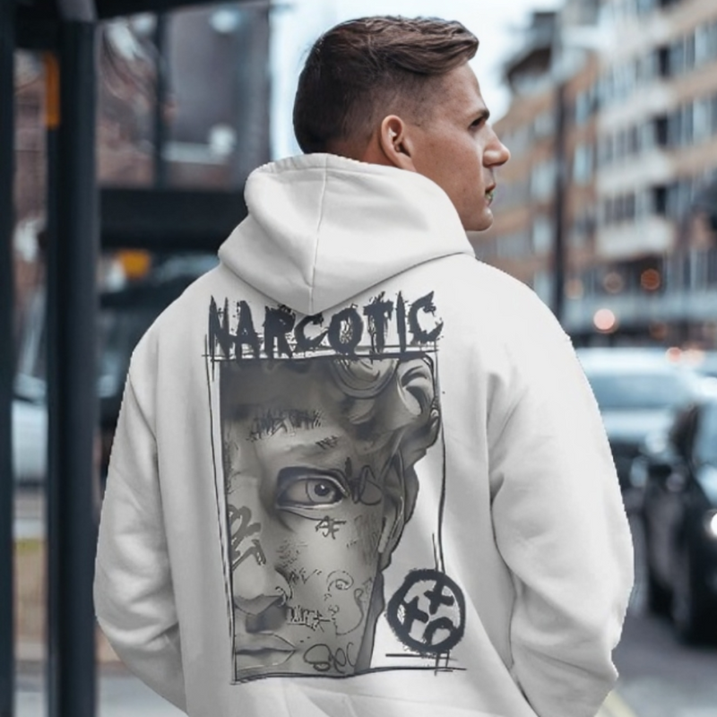 NARCOTIC HOODIE – WHITE