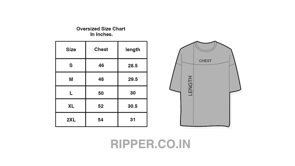 Jäger - Black Over-Sized t shirt