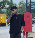 Hunt Black Oversized T-Shirt