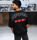 Hunt Black Oversized T-Shirt