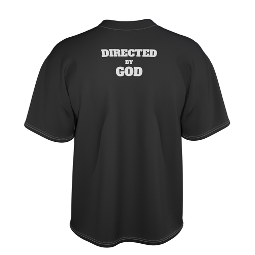Directed By God Oversized T-Shirt – Black