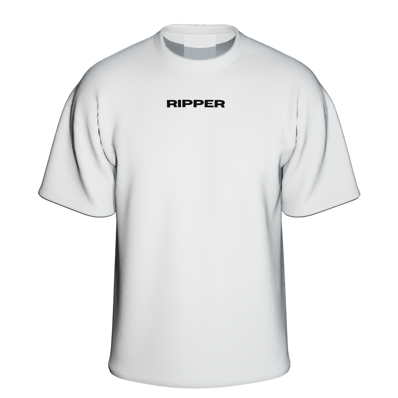 NARCISSIST- Ripper Over-Sized tee White