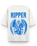 Off White Oversized T-shirt Back Design