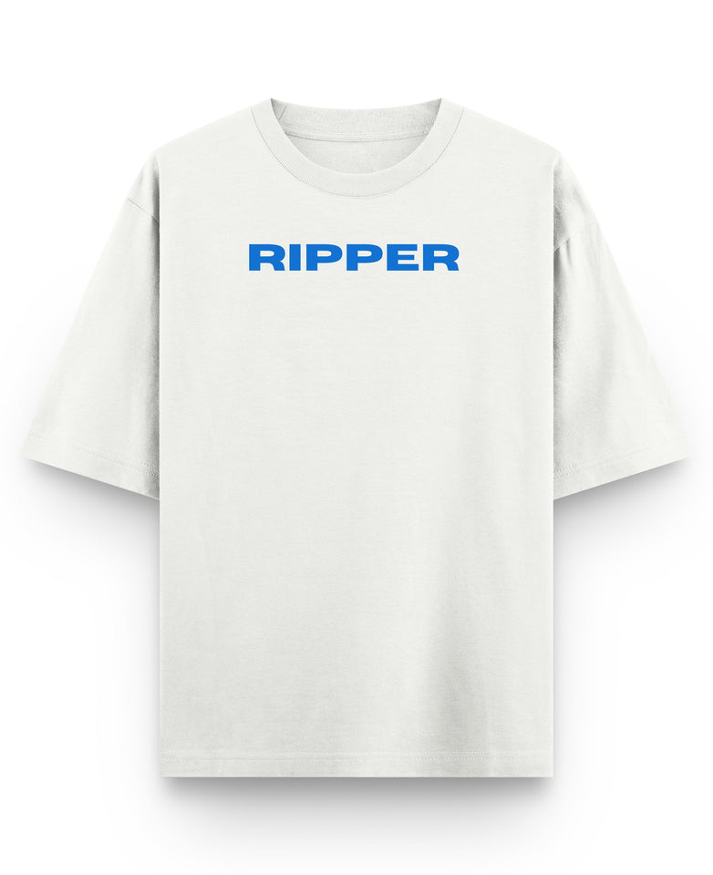 Off White Oversized T-shirt Front Design