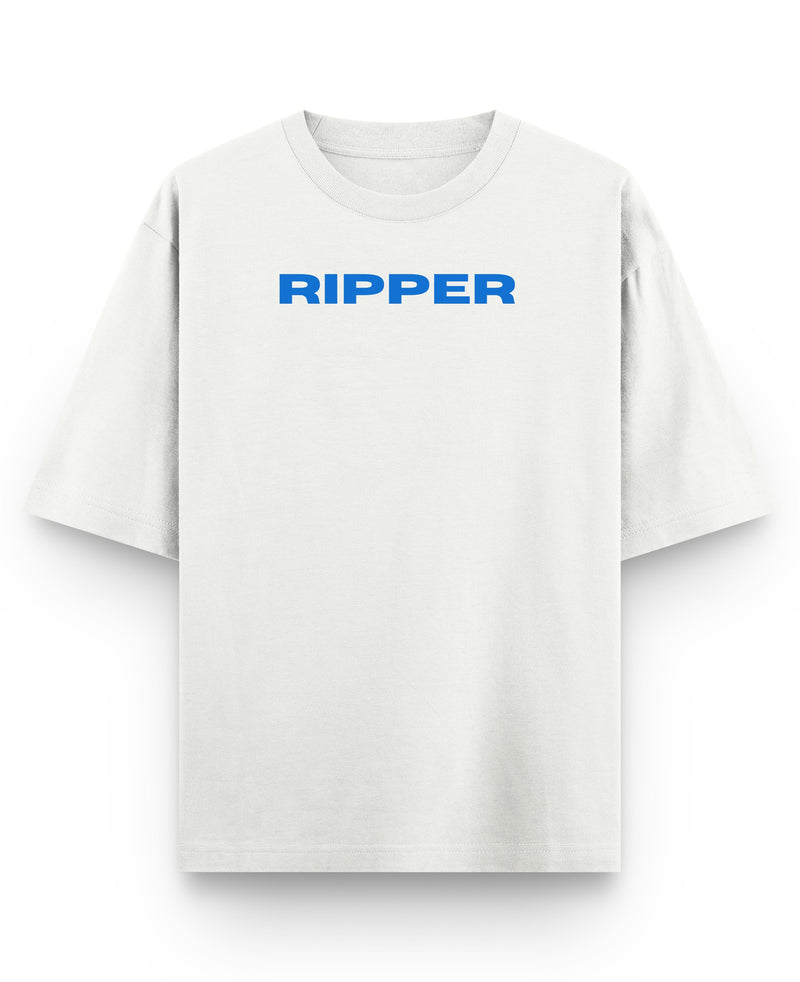 Off White Oversized T-shirt Front Design