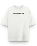 Off White Oversized T-shirt Front Design