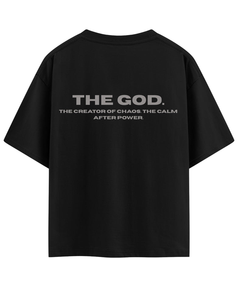 Black Oversized T-shirt Back Design