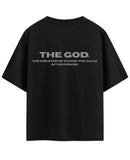 Black Oversized T-shirt Back Design