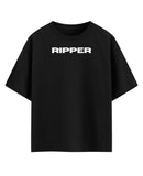 Black Oversized T-shirt Front Design
