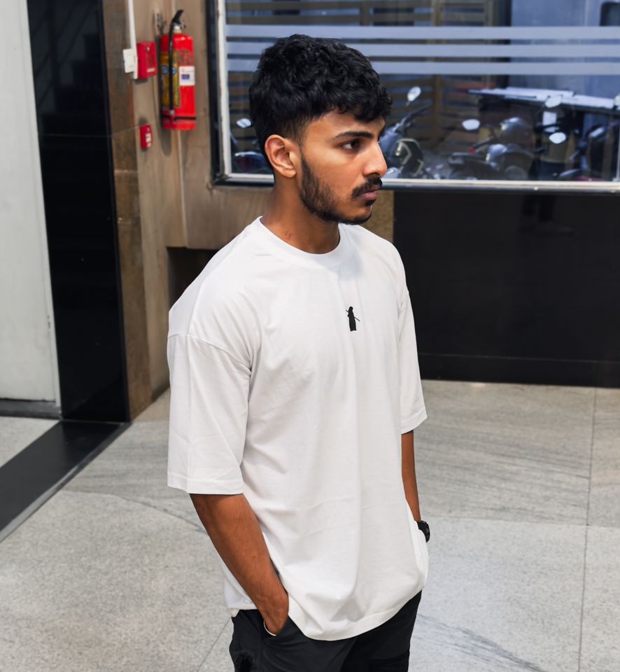 Hunt White Oversized T-Shirt
